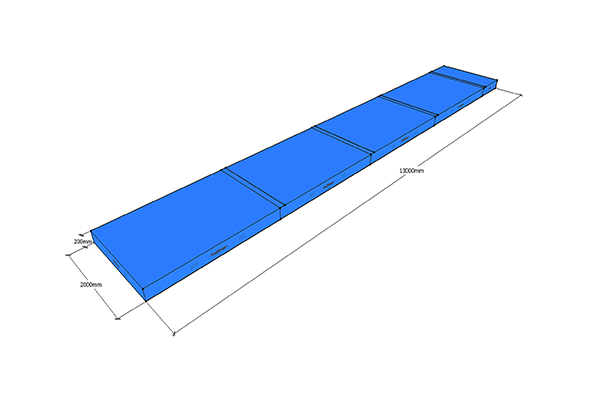 高低杠保护垫（训练型）(图1)