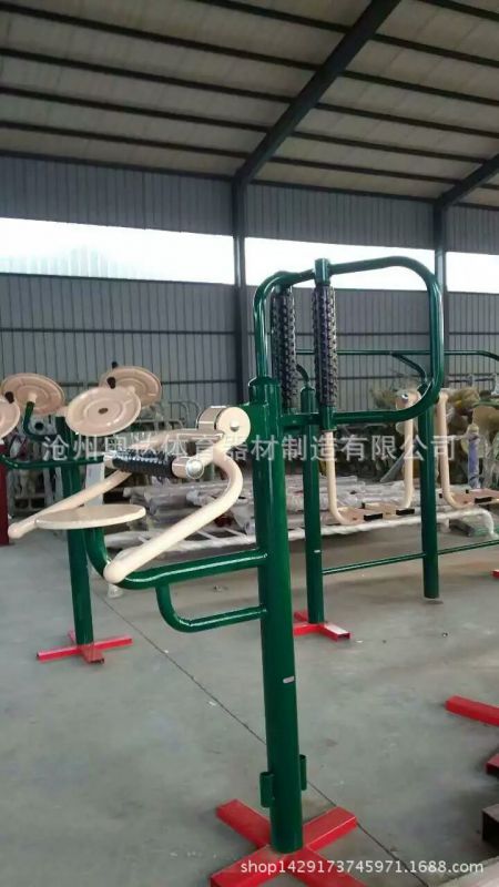 沧州奥达户外健身器材 公园运动室外健身路径小区老人锻炼双人坐蹬(图17) undefined