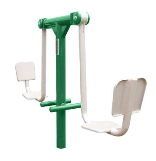 供应健身路径 GX009坐蹬训练器小区广场健身器材厂家